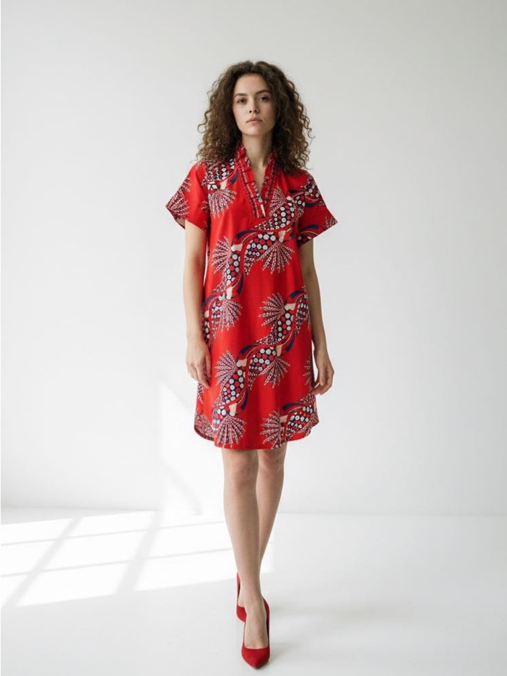 Maude Vivante Crimson Ascent Alana Dress